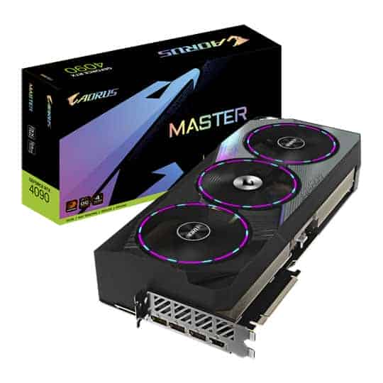 (image for) Gigabyte AORUS NVIDIA GeForce RTX 4090 24GB MASTER Ada Lovelace Graphics Card